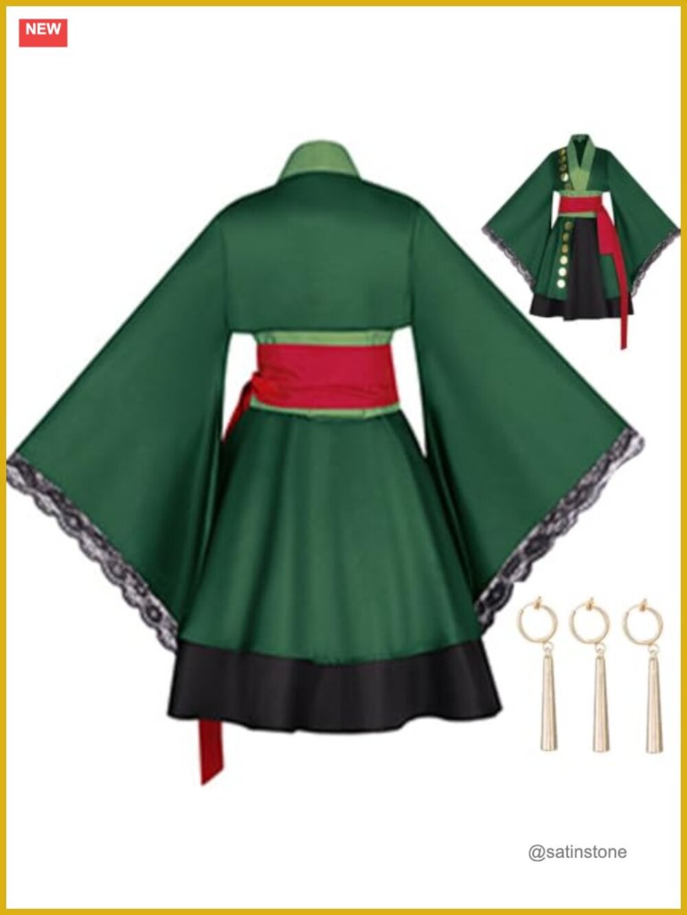 Womens Halloween Cosplay Costume Full Set Polyester Uniform Outfit